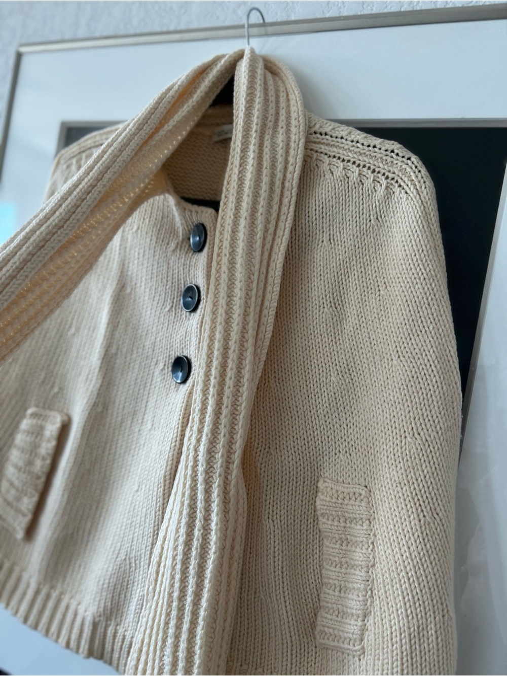 Banana Republic Merino Wool Woven Capelet with Scarf Sz Small (SEE DESCRIPTION) - Picture 4 of 10